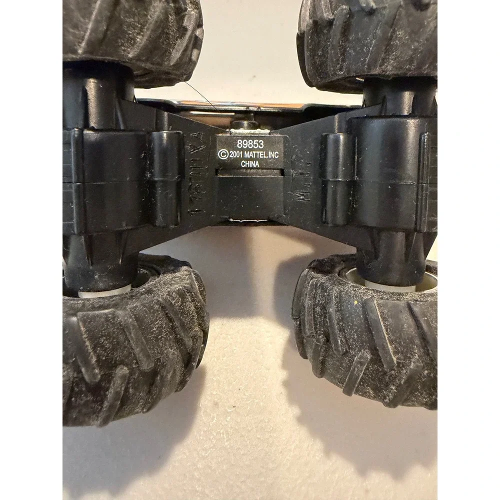 Hot Wheels Monster Jam Truck 2001 Mattel Black Flame Graphics 89853